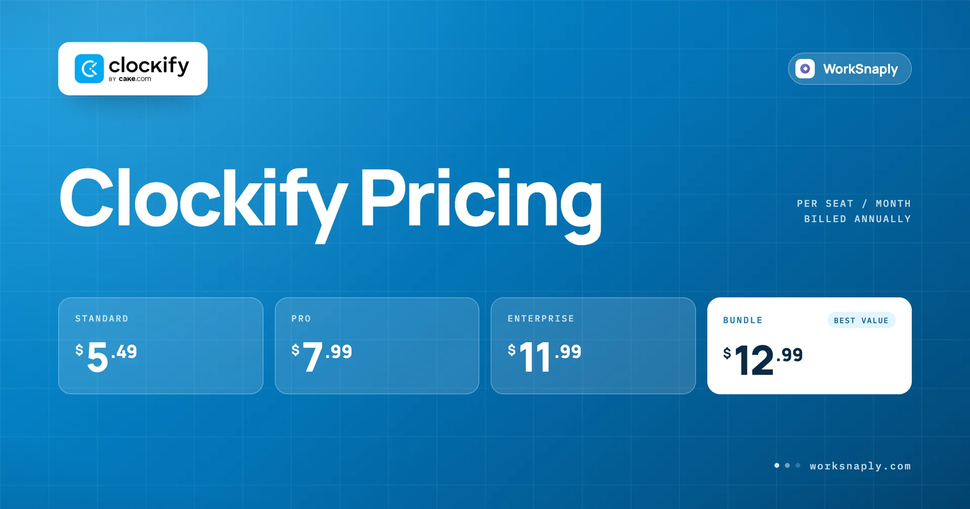 Clockify Pricing